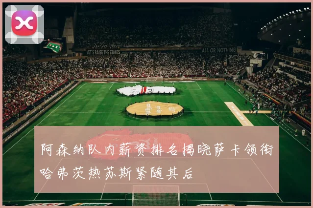 阿森纳队内薪资排名揭晓萨卡领衔哈弗茨热苏斯紧随其后